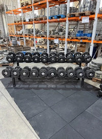 Kit dumbell injetado 12 ao 30KG + Suporte